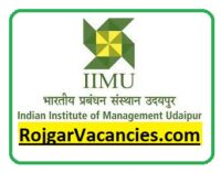 IIM Udaipur Recruitment