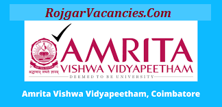 Amrita Vishwa Vidyapeetham Recruitment