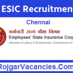 ESIC Chennai Recruitment
