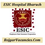 ESIC Hospital Bharuch Recruitment