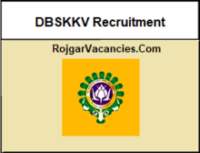 DBSKKV Recruitment