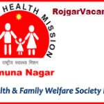 DHFWS Yamuna Nagar Recruitment