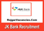JK Bank Recruitment