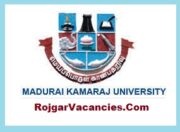 Madurai Kamaraj University (MKU) Recruitment