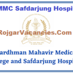 VMMC Safdarjung Hospital Recruitment