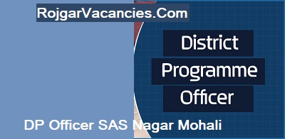 DP Officer SAS Nagar Mohali Recruitment