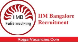 IIM Bangalore Recruitment