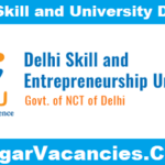 Delhi Skill and University DSEU Recruitment