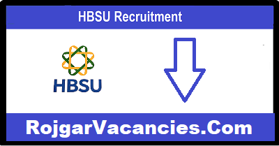 Homi Bhabha University HBSU Recruitment