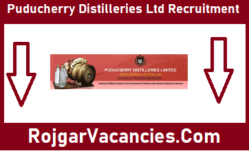 Puducherry Distilleries Ltd Recruitment