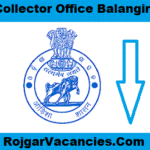 Collector Office Balangir Recruitment