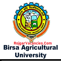 Birsa Agricultural University Recruitment