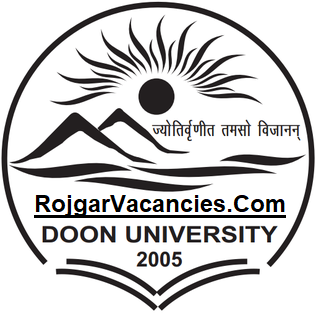 Doon University Recruitment