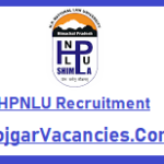 HPNLU Recruitment