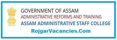 Assam Administrative Staff College Recruitment
