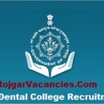 Goa Dental College Recruitment