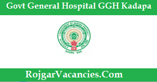 Govt General Hospital GGH Kadapa Recruitment
