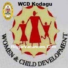 WCD Kodagu Anganwadi Recruitment