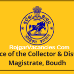 District Collector Office Boudh Recruitment