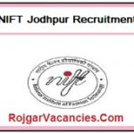NIFT Jodhpur Recruitment