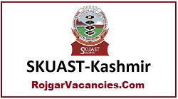 SKUAST Kashmir Recruitment