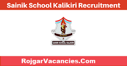 Sainik School Kalikiri Recruitment