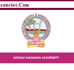 AdiKavi Nannaya University Recruitment