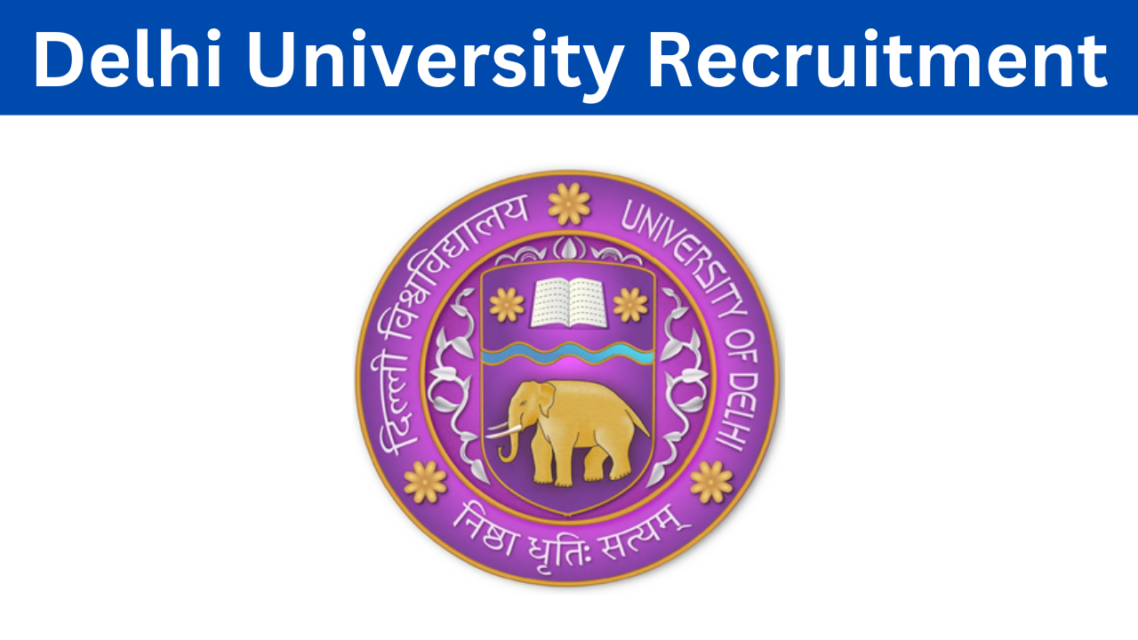 Delhi University 65 Assistant Professor Job Vacancy Apply Online