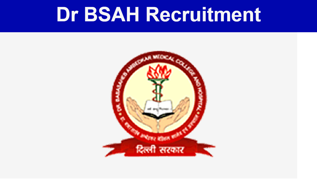 Dr BSAH Recruitment 2024